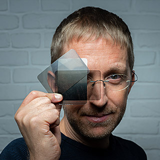 Florian Aigner mit Polfiltern